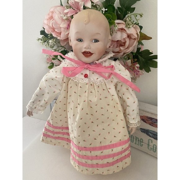 Edwin Knowels '87 Baby Doll Yolanda Bello Sarah Porcelain Picture Perfect Babies - Picture 1 of 16